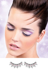 Black-Baby Pink Rhinestone Eyelashes - BE486 by Baci Lingerie